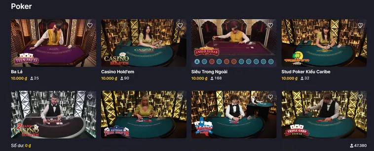 Khám Phá Đỉnh Cao Cá Cược Poker Tại VaoBet Với Tỷ Lệ Thưởng Cực Khủng