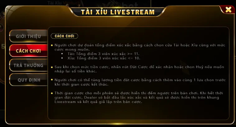 Thử Thách Trí Tuệ Với Game Tài Xỉu Live Tại VaoBet Đổi Thưởng Cực Đỉnh Mỗi Ngày